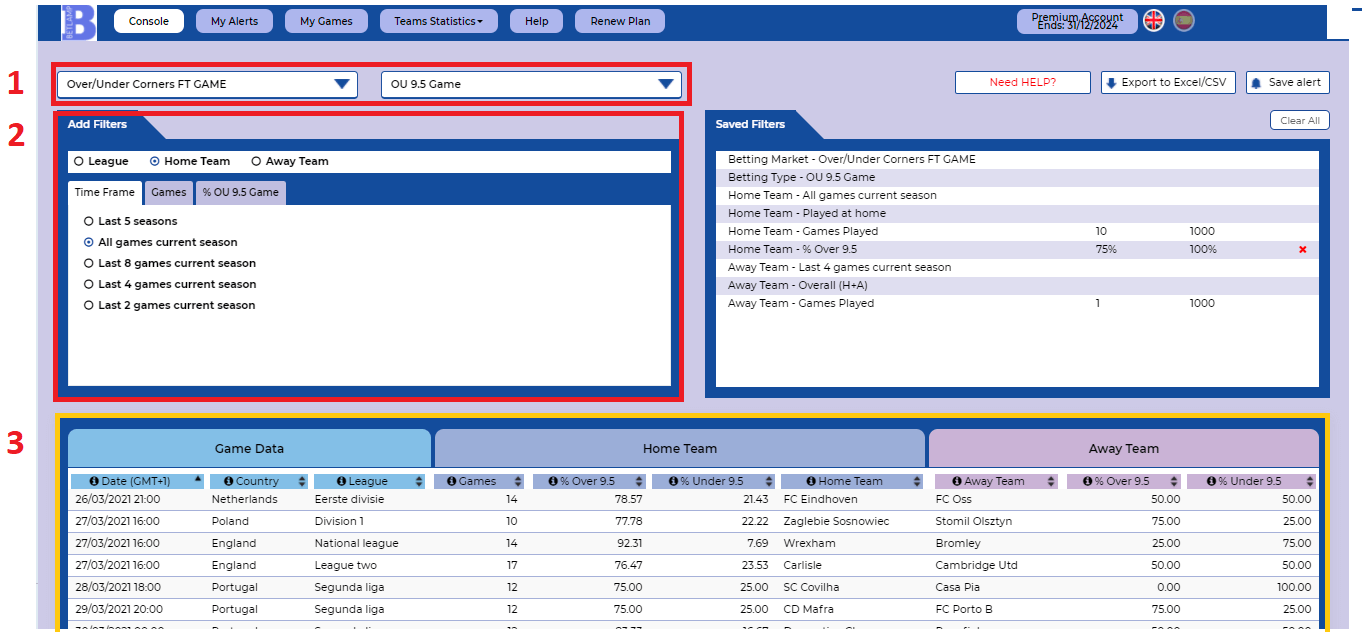 How to bet on 1st Half Corners markets? - under/over systems, selections  process, tips and resources 